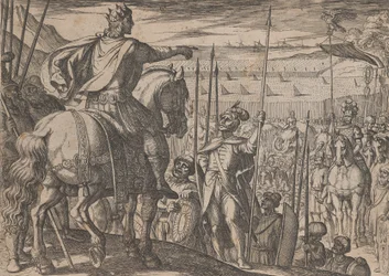 Alexander Instructing his Soldiers