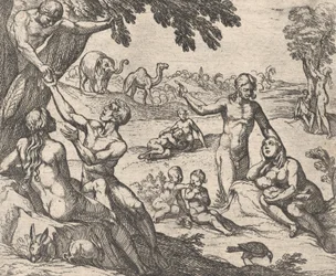 Plate 3: The Age of Gold Aetas aurea, from Ovid