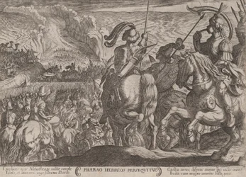 Plate 7: The Egyptians Pursuing the Israelites from The Battles of the Old
