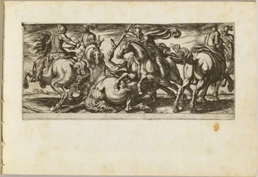 Six Cavalrymen in Combat