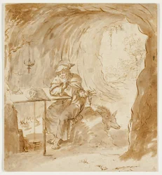 St. Anthony with the Boar