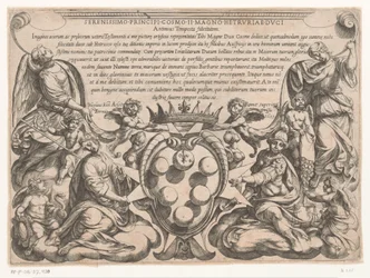 Title Page with Dedication to and Coat of Arms of Cosimo II de