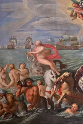 Detail from The Queen