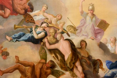 Minerva surrounded by the Arts and Sciences (detail)