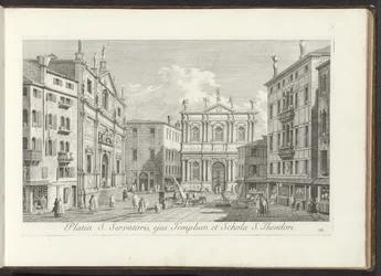 View of Campo San Salvador in Venice