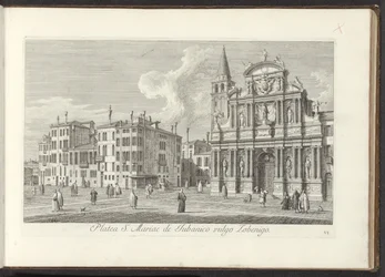 View of Campo Santa Maria Zobenigo in Venice