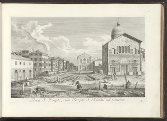 View of the Chiesa di San Giuseppe di Castello in Venice