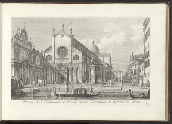 View of the Church of Santi Giovanni e Paolo in Venice