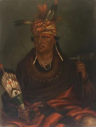 Chetan-woa-kutoa-mang The Hawk Who Hunts Walking