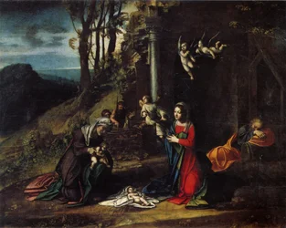 Nativity with Saints Elizabeth and John the Baptist