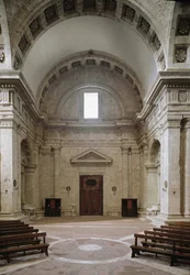 Interior view of church of St. Biagio