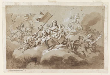 The Virgin and Child Surrounded by Saints