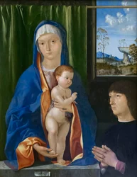 Virgin Mary with Child and Donor