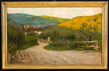 Tuscan Landscape with House