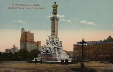 Monument to Christopher Columbus in Buenos Aires, Argentina