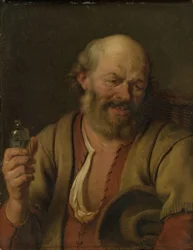 A Man with a Gin Bottle