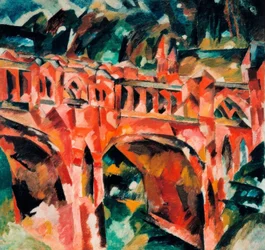 Red Bridge in Tsaritsyno