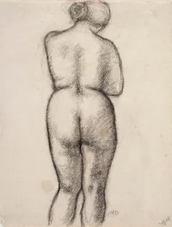 Female Model, Seen from the Back