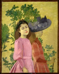 Two Young Girls, Spring