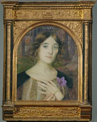 Lady with Windflower