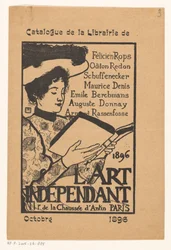 Woman Reading with a Hat