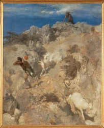 Pan Frightens a Shepherd