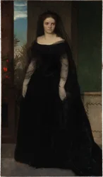 Portrait of the Actress Fanny Janauschek