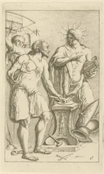 Apollo in the Forge of Vulcan (Scene of Emblems Opened for the Service of Painters, Sculptors, etc. series)