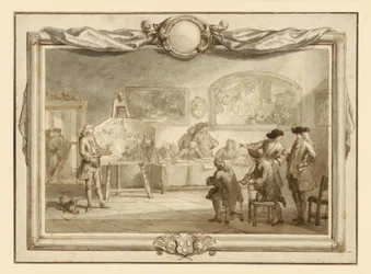 Viewing Paintings in the Guild of St. Luke in Dordrecht