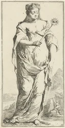 Personification of Modesty (Various Emblems)