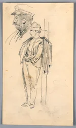 Two Sketches of Men