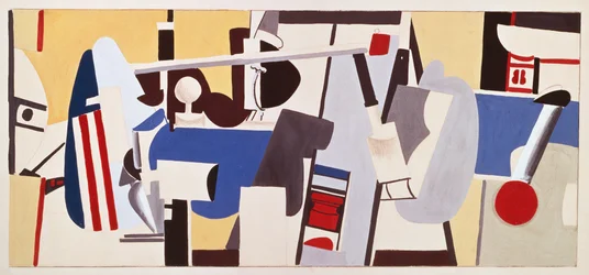 Study for Mural for Administration Building, Newark Airport, New Jersey