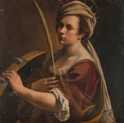 Self-Portrait as Saint Catherine of Alexandria, c.1616