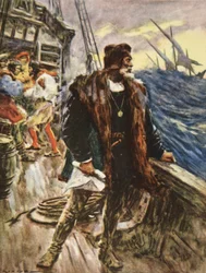 The Voyage of Columbus, illustration from 