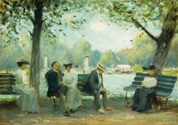 In the Public Gardens, Boston