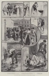 The Water Famine in the East-End, how the Water is wasted