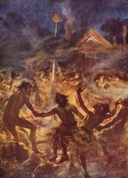 The frenzy of the Hauhau, The Incantation