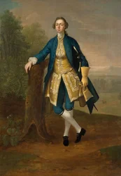 Portrait of a Man in Blue