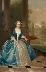 Portrait of a Woman in Light Blue, 1785