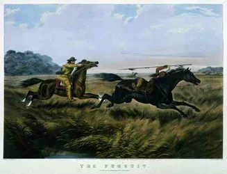 The Pursuit, Published by Currier & Ives