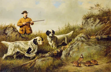 Amos F. Adams Shooting Over Gus Bondher and Son, Count Bondher