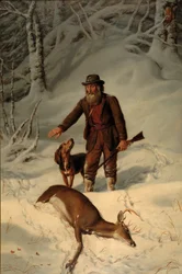 Captain Parker, Still Hunting in the Snow, 1881