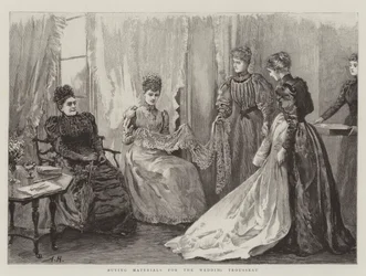 Buying Materials for the Wedding Trousseau