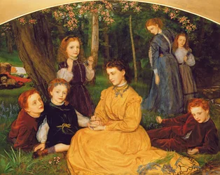 A Birthday Picnic - Portraits of the Children of W.W. Pattinson, Esq. of Felling, Near Gateshead