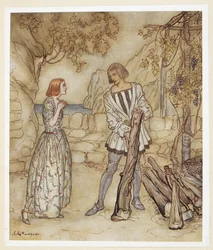 ACT III: Scene I, line 15 Alas, now, pray you, work not so hard