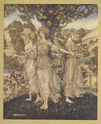 All amidst the garden