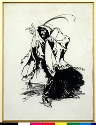 Briar Rose - The Thirteenth Fairy (illustration from Fairy Tales of the Brothers Grimm, translated by Mrs Edgar Lucas, published 1900)