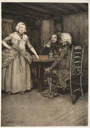 He found the old burghers, and still more their wives, rich in that legendary love so invaluable to true history, from Rip Van Winkle by Washington Irving, pub. 1910