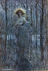 Helena: Illustration by Arthur Rackham for The Dream of a Summer Night by William Shakespeare