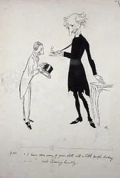 I have seen some of your cloth with a little purple dickey...said Gissing Humbly, illustration from 